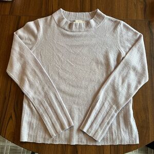 Kinross Blue Cashmere Sweater Medium